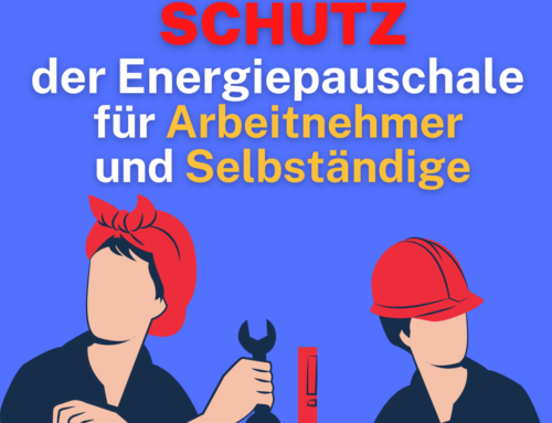 Pfändungsschutz der Energiepauschale für Arbeitnehmer, Minijobber und Selbständige